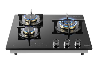 Gas Hob 丨 Chef‑Grade High‑Heat Gas Hob 23 MJ/h 丨 7B7H32 60 cm 3Burner