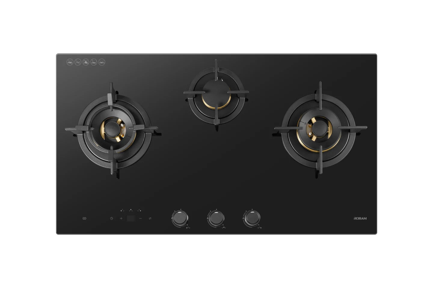 Gas Hob 丨 主厨级猛火燃气灶 23 MJ/h 丨 9B7H31 90 cm 3 炉眼