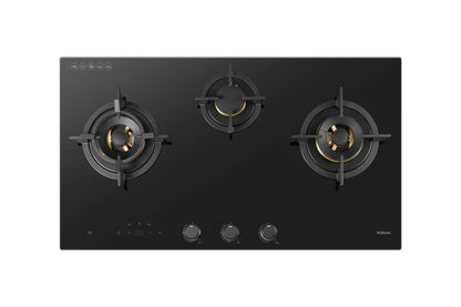 Gas Hob 丨 主厨级猛火燃气灶 23 MJ/h 丨 9B7H31 90 cm 3 炉眼
